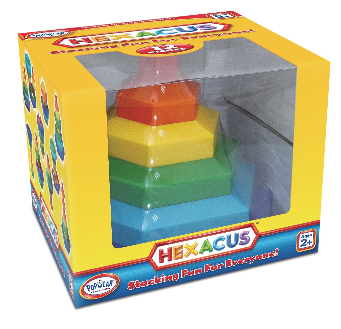 Popular Playthings Hexacus 25-Pieces Bilingual 