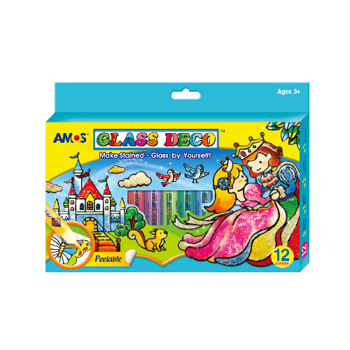 AMOS - Glass Deco 10.5ml 12 colour 