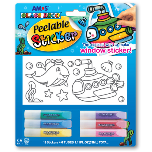 Peelable Sticker - 19 stickers