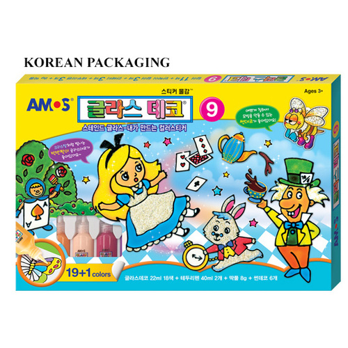 AMOS Glass Deco 22ml 20 Pack KOREAN