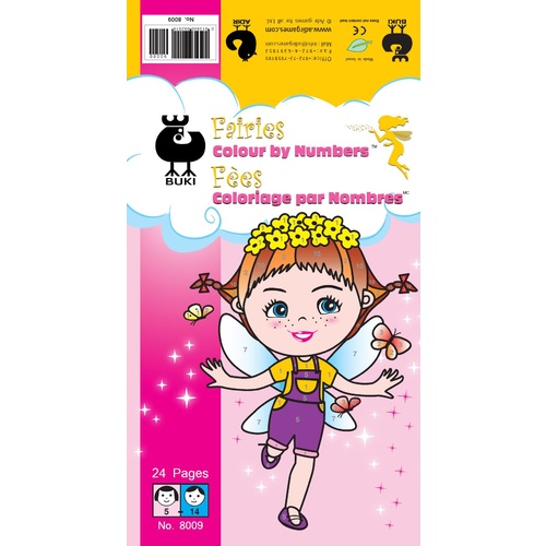 Buki Fairies - Colour by Numbers
