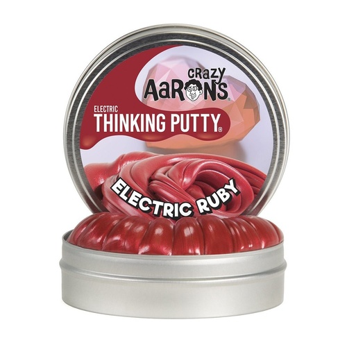 Electric Ruby | Electric Thinking Putty 2" Tin