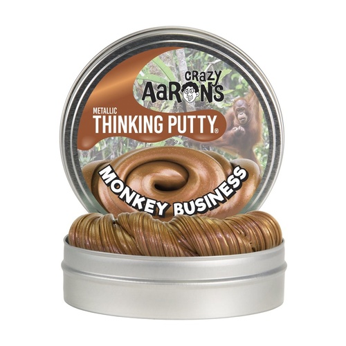 Monkey Business | Metallic Thinking Putty 4" tin