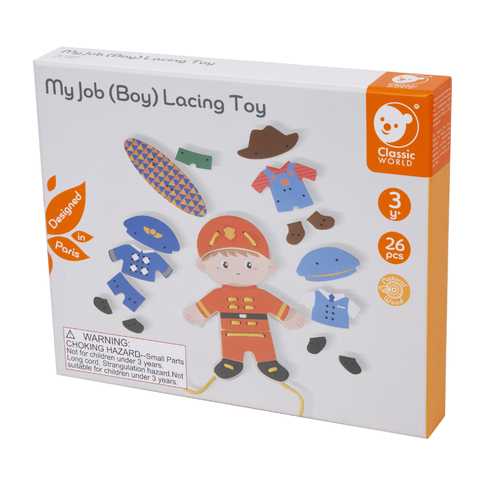 My Job (Boy) Lacing Toy