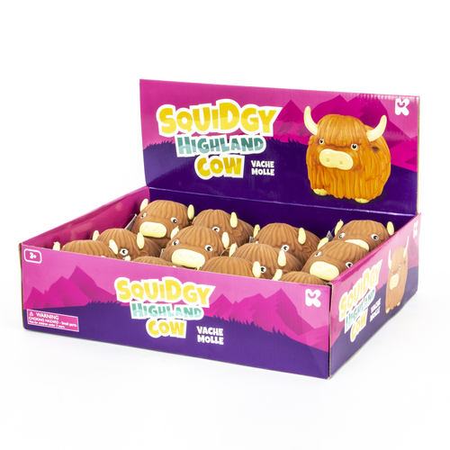 Squidgy Highland Cow 9cm