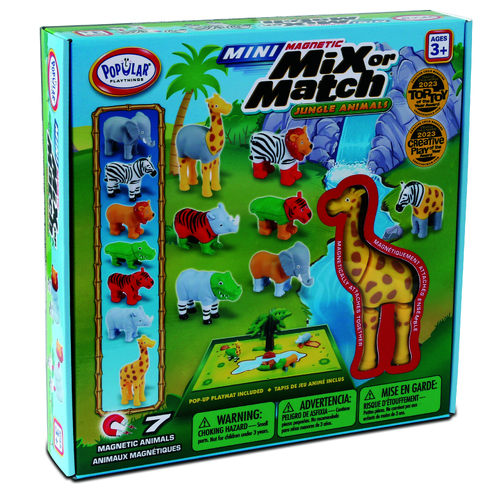 Mini Magnetic | Mix or Match Jungle Animals