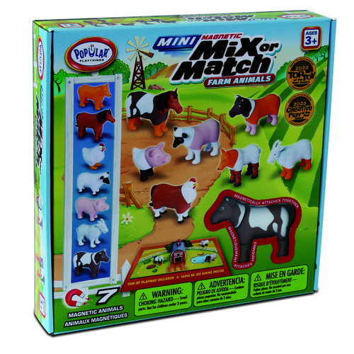 Mini Magnetic | Mix or Match Farm Animals