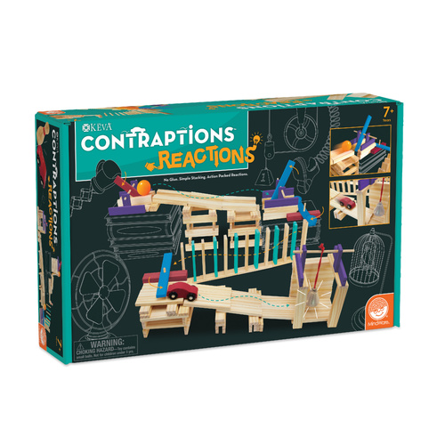 KEVA: Contraptions Reactions