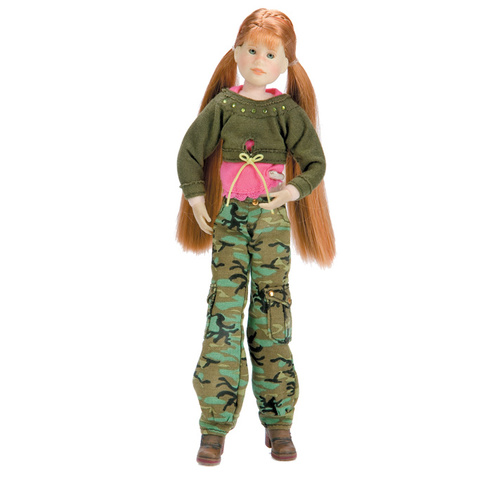 Shrug and Camouflage Pants  