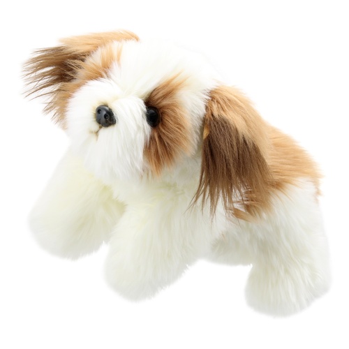 Dog (Brown & White) - FULL Bodied Hand