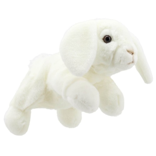 Rabbit - White Full Bodied Puppet