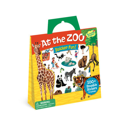 At the Zoo  | Reusable Sticker Tote