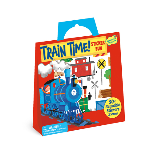 Train Time  | Reusable Sticker Tote