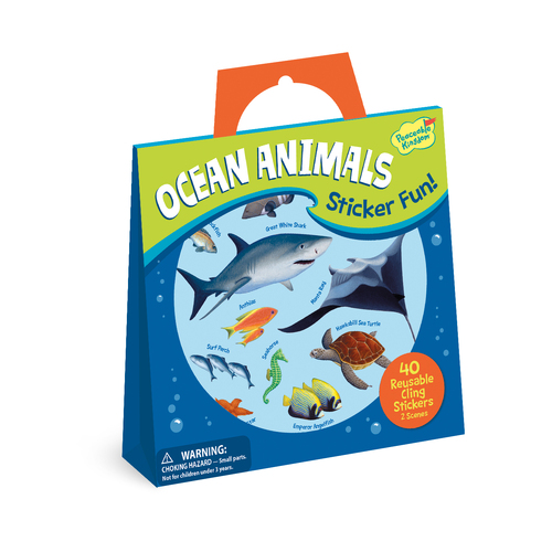Ocean Animals  | Reusable Sticker Tote