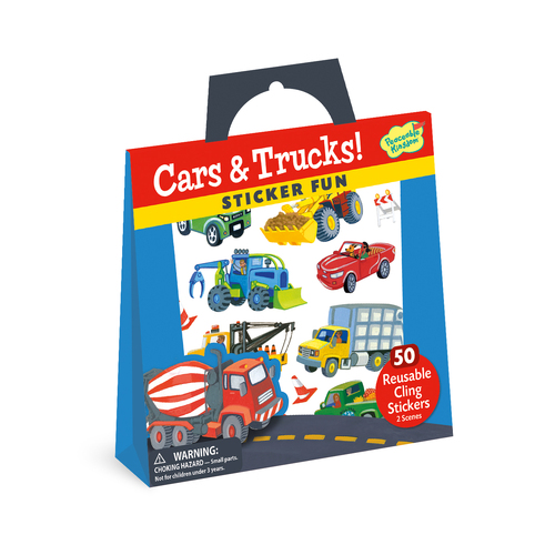 Cars & Trucks  | Reusable Sticker Tote