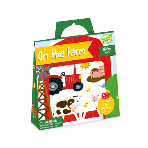 On the Farm  | Reusable Sticker Tote