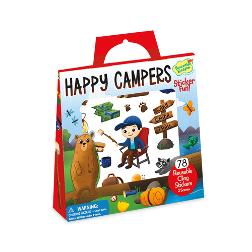 Camping  | Reusable Sticker Tote