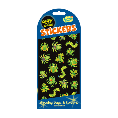 Glowing Bugs & Spiders Stickers | GLOW
