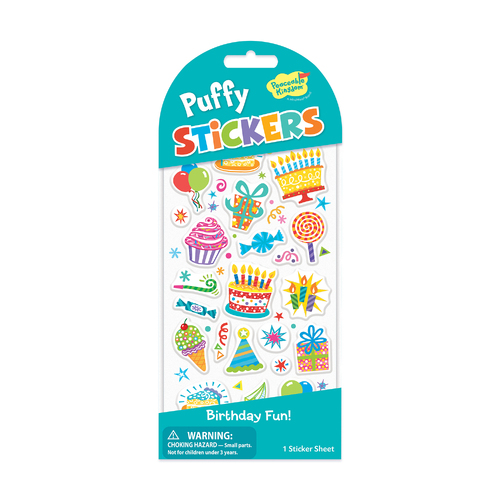 Birthday Fun Stickers | PUFFY