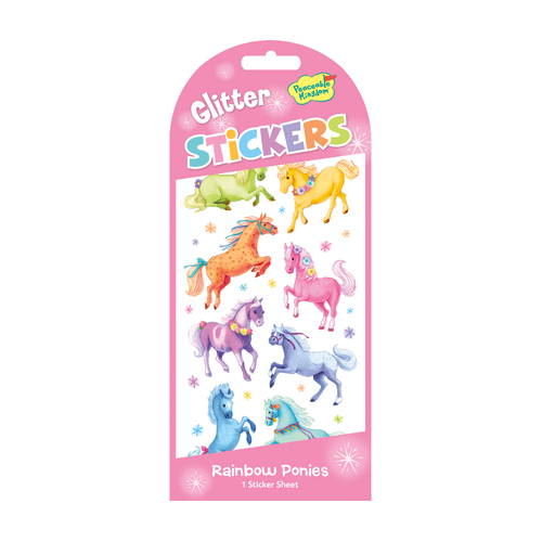 Glitter Ponies Stickers | GLITTER