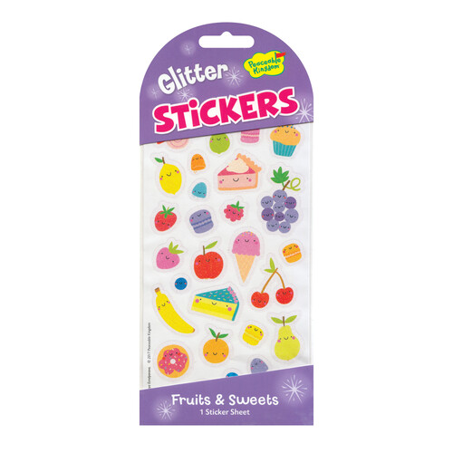 Fruits & Sweets | Glitter Stickers