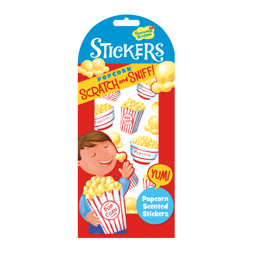 Popcorn Stickers | SCRATCH & SNIFF   