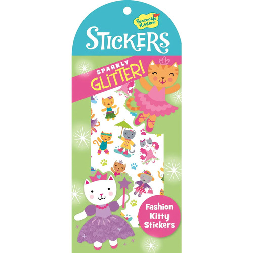 Fashion Kitty Stickers | GLITTER